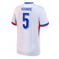 Camisa de Futebol França Jules Kounde #5 Equipamento Secundário Europeu 2024 Manga Curta